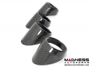 Alfa Romeo 4C Interior Air Vent Trim Kit - Carbon Fiber - Spyder - Matte Finish